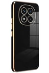 Mey İthalat®   Redmi Note 14 Pro 4G Kılıf Volet Silikon - Siyah