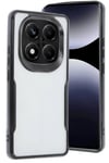 Mey İthalat®   Redmi Note 14 Pro 4G Kılıf Boyi Silikon Kapak - Siyah