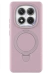 Mey İthalat®   Redmi Note 14 Pro 4G Regal Magsafe Standlı Kapak - Açık Pembe