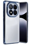 Mey İthalat®   Redmi Note 14 Pro 5G Kılıf  Lensli Silikon - Lacivert
