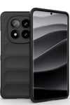 Mey İthalat®   Redmi Note 14 Pro 5G Kılıf Optimum Silikon - Siyah