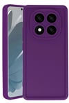 Mey İthalat®   Redmi Note 14 Pro 5G Kılıf Viera Silikon - Mürdüm