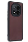 Mey İthalat®   Redmi Note 14 Pro 5G Kılıf Aras Deri Kapak - Bordo