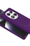 Mey İthalat®   Redmi Note 14 Pro 5G Regal Magsafe Standlı Kapak - Derin Mor