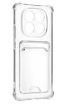 Mey İthalat®   Redmi Note 15 4G Kart Şeffaf Silikon - Şeffaf