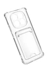 Mey İthalat®   Redmi Note 15 4G Kart Şeffaf Silikon - Şeffaf