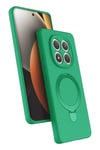 Mey İthalat®   Redmi Note 15 Pro 4G Regal Magsafe Standlı Kapak - Yeşil