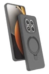 Mey İthalat®   Redmi Note 15 Pro 5G Regal Magsafe Standlı Kapak - Titan Gri