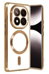 Mey İthalat®   Redmi Note 15 Pro Plus 5G Kross Magneticsafe Kapak - Gold
