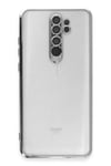 Mey İthalat®   Redmi Note 8 Pro Kılıf  Lensli Silikon - Gümüş