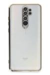 Mey İthalat®   Redmi Note 8 Pro Kılıf  Lensli Silikon - Gold