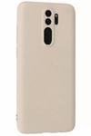 Mey İthalat®   Redmi Note 8 Pro Kılıf First Silikon - Krem