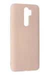 Mey İthalat®   Redmi Note 8 Pro Kılıf Nano içi Kadife Silikon - Pudra