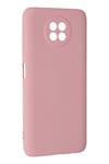 Mey İthalat®   Redmi Note 9 5G Kılıf Nano içi Kadife Silikon - Pembe