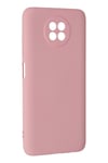 Mey İthalat®   Redmi Note 9 5G Kılıf Nano içi Kadife Silikon - Pembe