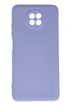Mey İthalat®   Redmi Note 9 5G Kılıf Nano içi Kadife Silikon - Lila