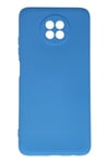 Mey İthalat®   Redmi Note 9 5G Kılıf Nano içi Kadife Silikon - Mavi
