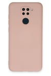 Mey İthalat®   Redmi Note 9 Kılıf Nano içi Kadife Silikon - Pudra
