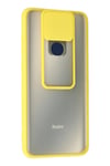 Mey İthalat®   Redmi Note 9 Kılıf Palm Buzlu Kamera Sürgülü Silikon - Sarı