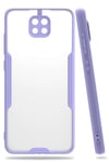 Mey İthalat®   Redmi Note 9 Kılıf Platin Silikon - Lila