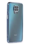 Mey İthalat®   Redmi Note 9 Pro Kılıf  Lensli Silikon - Açık Mavi