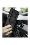 Mey İthalat®   Redmi Note 9 Pro Kılıf Pars Lens Yüzüklü Silikon - Yeşil