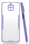 Mey İthalat®   Redmi Note 9S Kılıf Platin Silikon - Lila