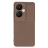Mey İthalat®   Reno 11F Kılıf Auto Focus Karbon Kapak - Kahverengi