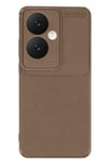 Mey İthalat®   Reno 11F Kılıf Auto Focus Karbon Kapak - Kahverengi
