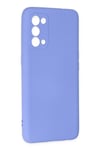 Mey İthalat®   Reno 5 Kılıf Nano içi Kadife Silikon - Lila