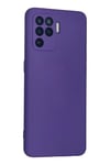 Mey İthalat®   Reno 5 Lite Kılıf Nano içi Kadife Silikon - Mor