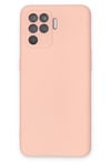 Mey İthalat®   Reno 5 Lite Kılıf Nano içi Kadife Silikon - Pudra