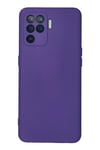 Mey İthalat®   Reno 5 Lite Kılıf Nano içi Kadife Silikon - Mor