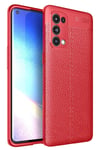 Mey İthalat®   Reno 5 Pro Kılıf Auto Focus Kapak - Kırmızı
