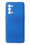 Mey İthalat®   Reno 5 Pro Kılıf First Silikon - Mavi