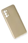 Mey İthalat®   Reno 5 Pro Kılıf First Silikon - Gold