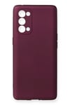 Mey İthalat®   Reno 5 Pro Kılıf First Silikon - Mürdüm