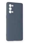 Mey İthalat®   Reno 5 Pro Kılıf Nano içi Kadife Silikon - Gri
