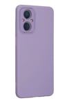 Mey İthalat®   Reno 7 Lite Kılıf Lansman Glass Kapak - Lila