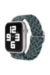 Mey İthalat®   Watch 38mm Star Kordon - Zigzag Mavi-Yeşil