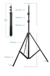 Mey İthalat®  2.1 Tripod Stand Led Işık İçin