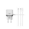 Mey İthalat®  C33 Hızlı Şarj Cihazı 3in1 (Dahili Lightning Kablo iphone Uyumlulu)