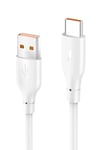 Mey İthalat®  DC65 USB to Type-C 1M 3.0A Hızlı Şarj Kablo - Beyaz