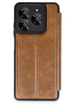 Mey İthalat®  General Mobile Era 30 Kılıf Flip Cover - Taba