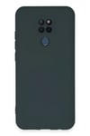 Mey İthalat®  General Mobile GM 20 Kılıf Nano içi Kadife Silikon - Koyu Yeşil