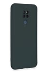 Mey İthalat®  General Mobile GM 20 Kılıf Nano içi Kadife Silikon - Koyu Yeşil