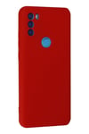 Mey İthalat®  General Mobile GM 21 Plus Kılıf Nano içi Kadife Silikon - Kırmızı