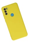 Mey İthalat®  General Mobile GM 21 Plus Kılıf Nano içi Kadife Silikon - Sarı