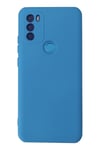 Mey İthalat®  General Mobile GM 21 Plus Kılıf Nano içi Kadife Silikon - Mavi