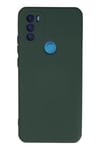 Mey İthalat®  General Mobile GM 21 Plus Kılıf Nano içi Kadife Silikon - Koyu Yeşil